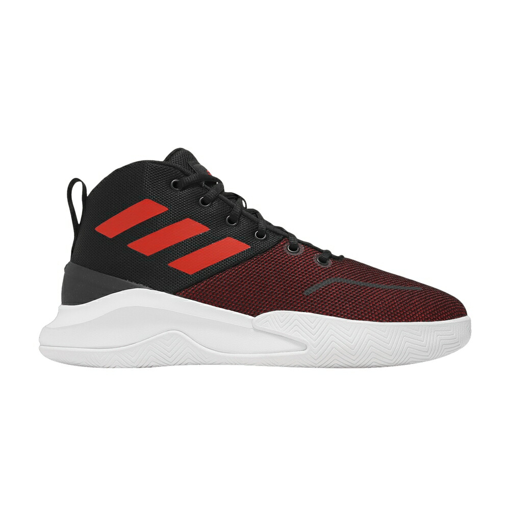 アディダス ゲーム コア 黒色 ブラック 赤 レッド 白色 ホワイト 'BLACK RED' スニーカー メンズ ADIDAS OWN THE GAME VIVID / CORE BLACK VIVID RED CLOUD WHITE|スニケス