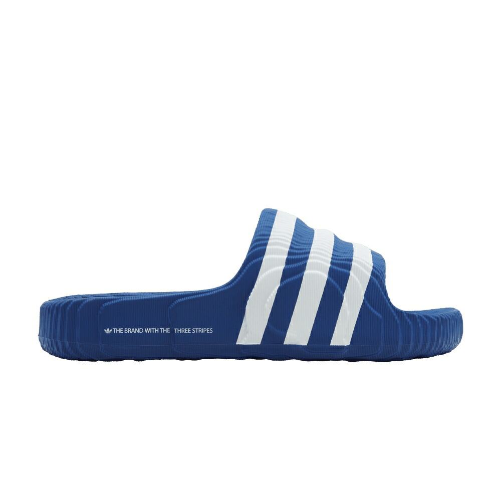 アディダス アディレッタ サンダル 青み 青色 \u0027ROYAL WHITE\u0027 スニーカー メンズ ADIDAS ADILETTE 22 SLIDE BLUE / ROYAL BLUE ROYAL BLUE CLOUD