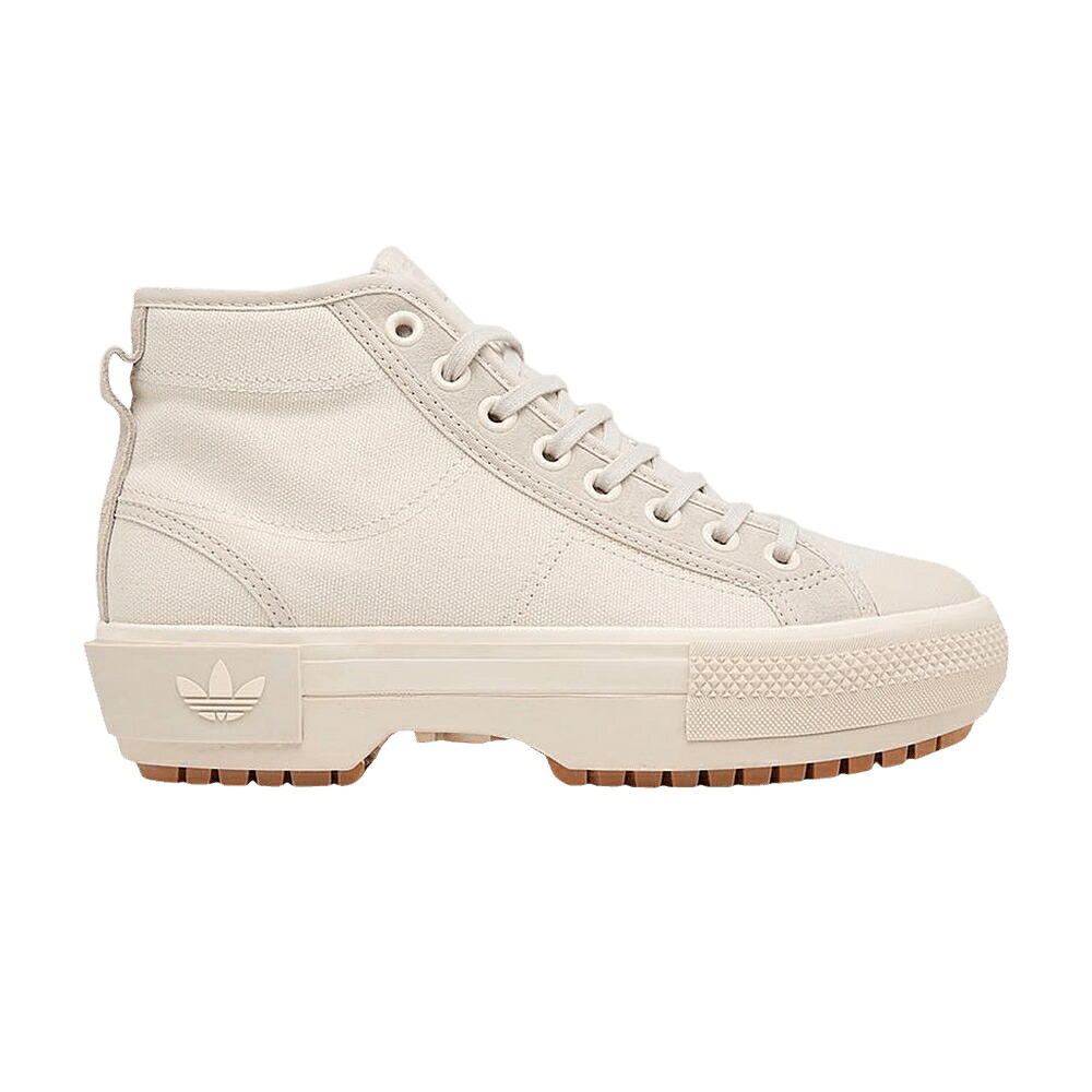 アディダス 白色 ホワイト 'ALUMINA GUM' スニーカー レディース ADIDAS WMNS NIZZA TREK / ALUMINA CLOUD WHITE GUM 3|スニケス