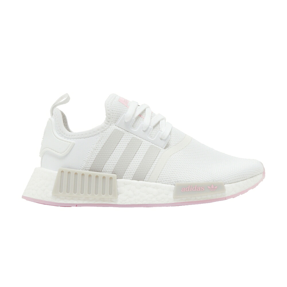 アディダス 白いこと 白いこと 薄墨色 薄墨色 サクラ色 NMD_R1 \u0027WHITE GREY\u0027 スニーカー レディース ADIDAS WMNS / CLOUD WHITE GREY ONE TRUE PINK