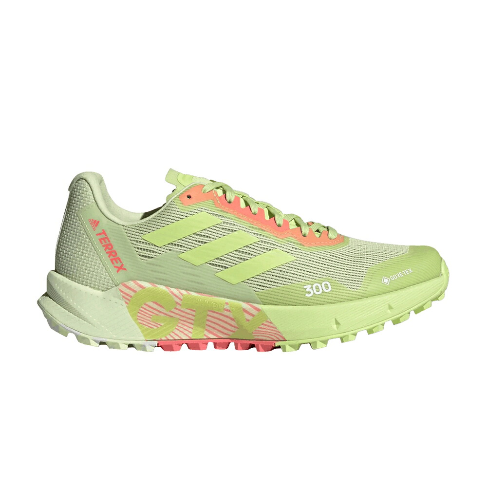 アディダス 流通受け答え 菩提樹 ターボ 2.0 \u0027ALMOST TURBO\u0027 スニーカー レディース ADIDAS WMNS TERREX AGRAVIC FLOW GTX LIME / ALMOST LIME PULSE LIME TURBO