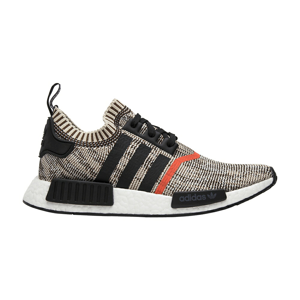 アディダス 間鴨柄 黒いこと 黒いこと NMD_R1 \u0027人工知能学 PACK\u0027 スニーカー メンズ ADIDAS PRIMEKNIT CAMO / TALC BLACK BLACK