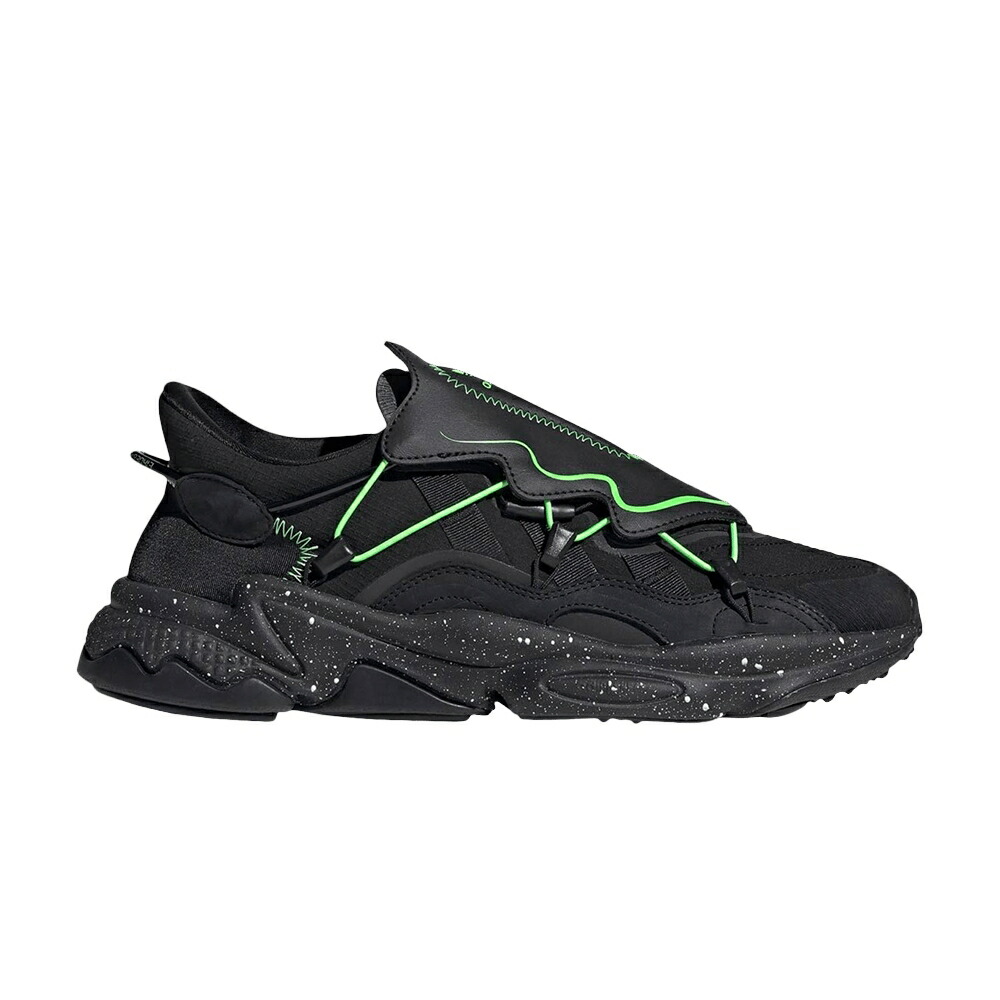 アディダス 中核グループ 黒いこと 黒いこと \u0027BLACK GREEN\u0027 スニーカー メンズ ADIDAS OZWEEGO SOLAR / CORE BLACK CORE BLACK SOLAR