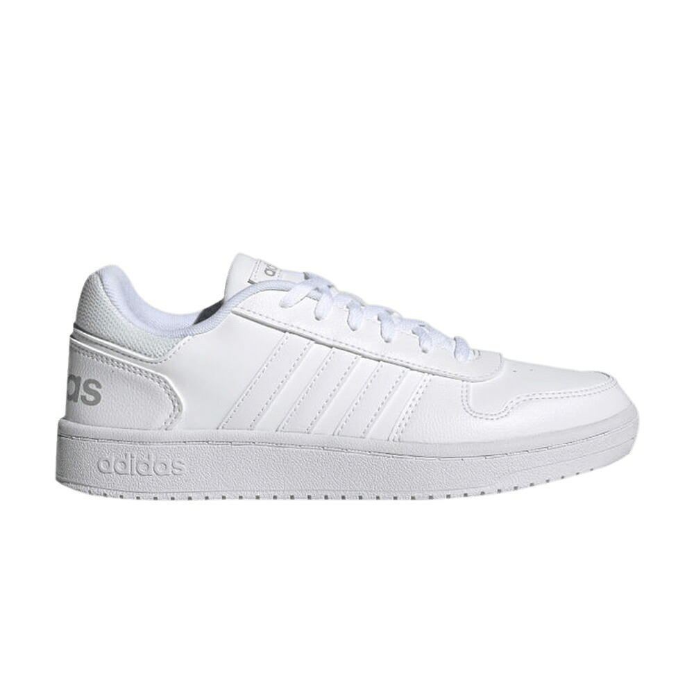 アディダス 白色 ホワイト 灰色 グレー 2.0 'CLOUD WHITE' スニーカー レディース ADIDAS WMNS HOOPS / CLOUD WHITE CLOUD WHITE GREY