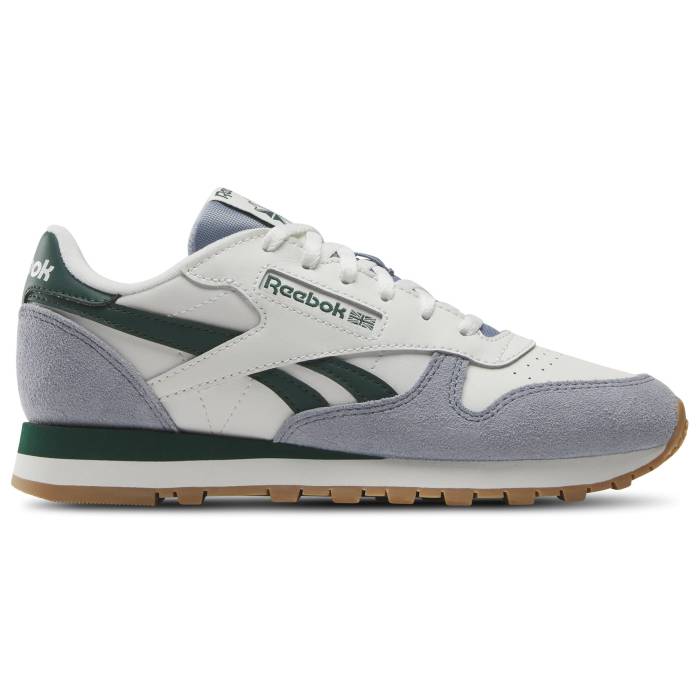 リーボック Reebok 【 Classic Leather Boys Grade School Collegiate Green/Upgrade Blue/Chalk 】 クラシック レザー ジュニア キッズ green 緑・グリーン 青色 ブルー
