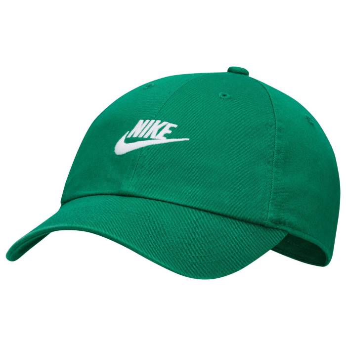 nike h86 swoosh washed cap in dusty green