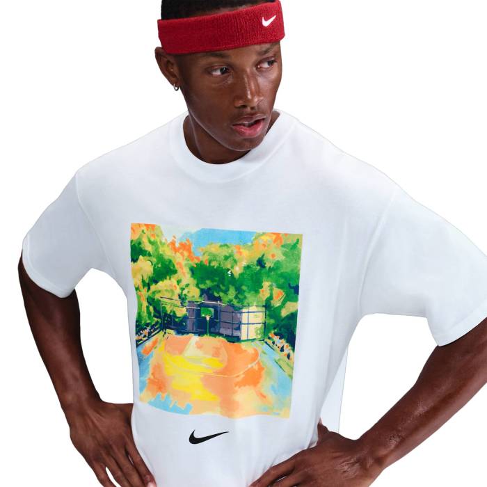 ナイキ Nike 【 M90 Naos Watercolor T-Shirt Men's White/Multi 】 Tシャツ メンズ 白色 ホワイト
