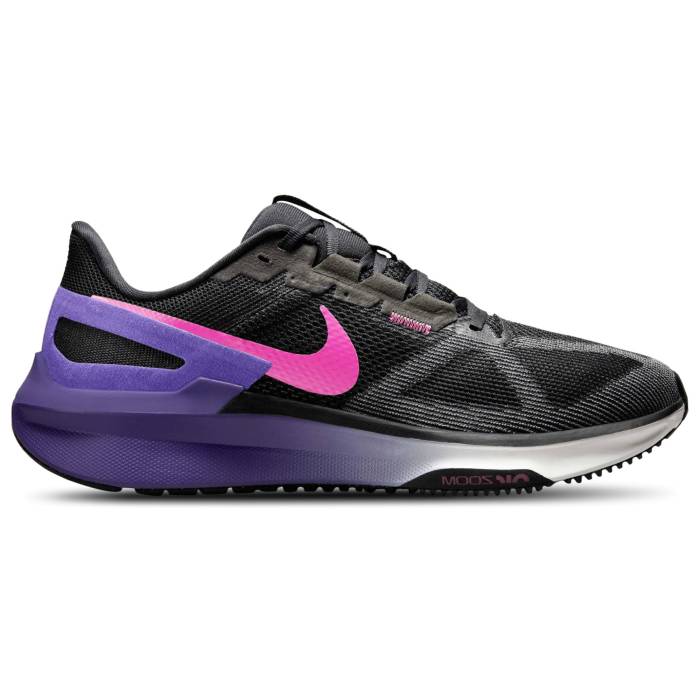 【★百貨店SALE★6/11真夜中2時迄】ナイキ Nike 【 Air Zoom Structure 25 - Men\u0027s Men\u0027s Black/Fuchsia/Anthracite 】 望遠レンズ メンズ メンズ 黒いこと 黒いこと