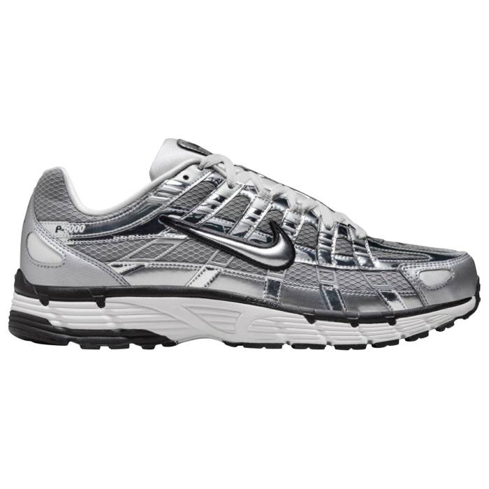 ナイキ Nike 【 P-6000 - Men\u0027s Men\u0027s Silver/Black 】 メンズ メンズ Silver しろがね色・しろがね色 黒いこと 黒いこと