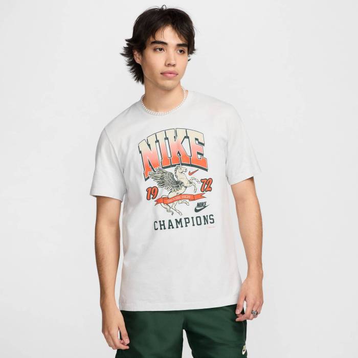 ナイキ Nike 【 Club Swoosh T-Shirt - Men\u0027s Men\u0027s Grey/Red/Multi 】 野球クラブ Swoosh スウッシュ・スウォッシュ プルオーバー メンズ メンズ 薄墨色 薄墨色 Red 赤・赤いこと