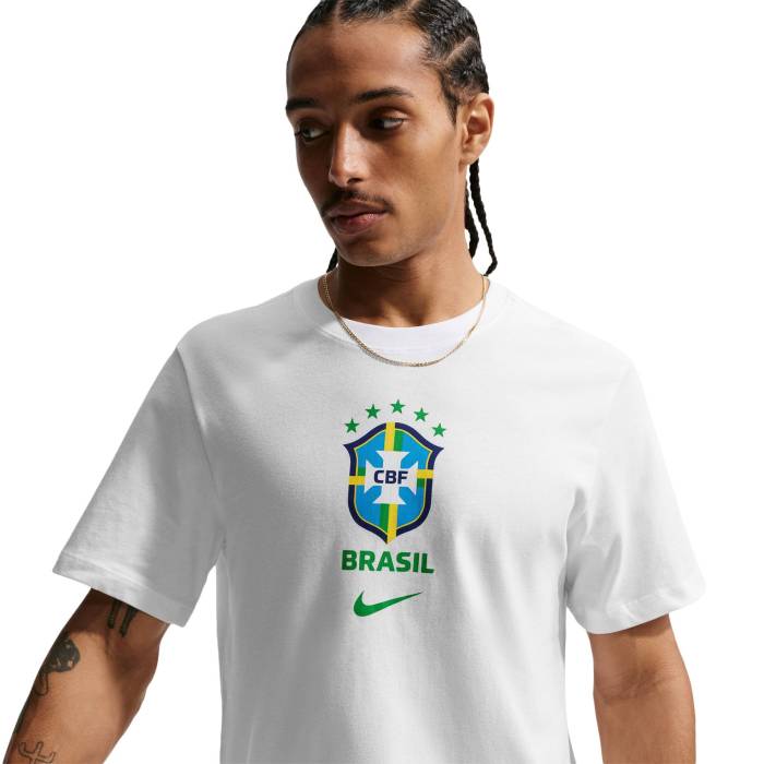 ナイキ Nike 【 Brasil Short Sleeve T-Shirt - Men's Men's White 】 Sleeve スリーブ Tシャツ メンズ メンズ 白色 ホワイト｜スニケス 14,616円