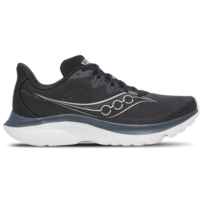 サッカニー Saucony 【 Kinvara 16 - Women\'s Women\'s Black/White 】 レディース レディース 黒色 ブラック 白色 ホワイト|スニケス