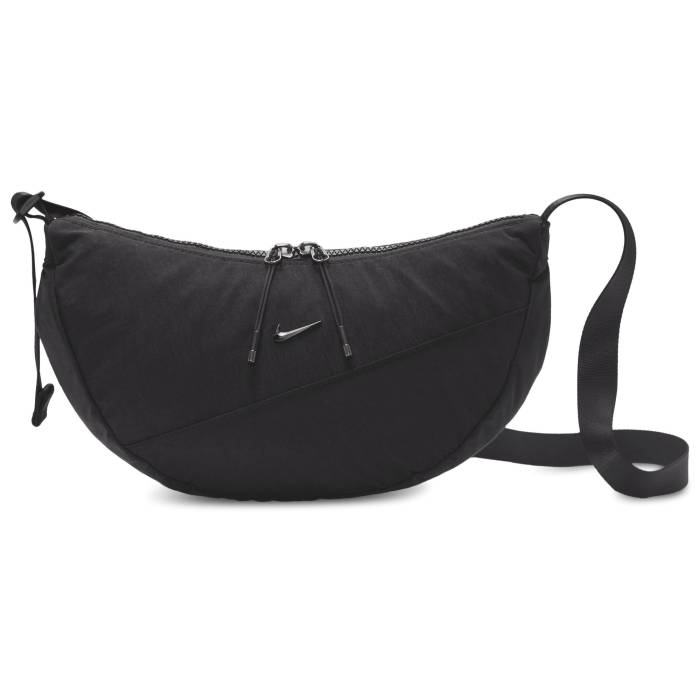 【★百貨店SALE★6/11真夜中2時迄】ナイキ Nike 【 Aura Crescent Crossbody - Adult Adult Black/Black/Gunmetal 】 佇まい ユニ一発やる 黒いこと 黒いこと