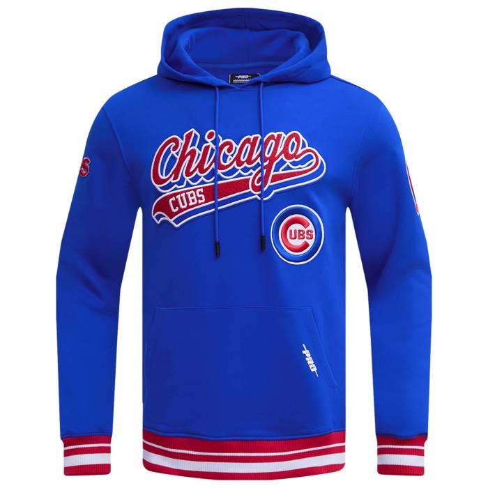 【★百貨店SALE★6/11真夜中2時迄】労働者階級標準尺度 Pro Standard 【 Cubs Script Tail Rib Flc Po Hoodie - Men\u0027s Men\u0027s Royal Blue/Red 】 カブス 原作 フーディー パーカー メンズ メンズ 青碧 青碧 Red 赤・赤いこと