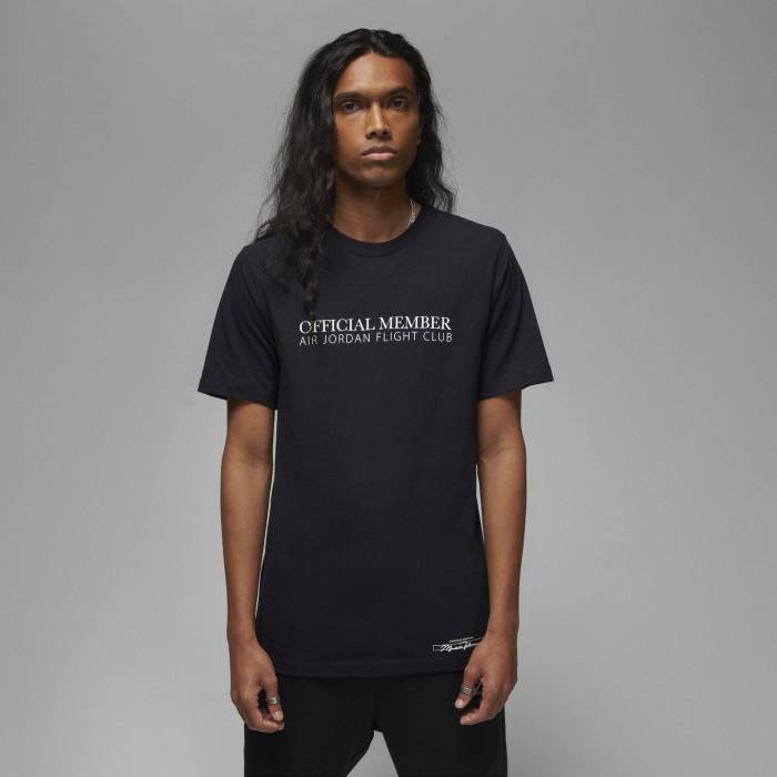 ナイキ ジョーダン Jordan 【 Flt Mvp Sig Short Sleeve Crew - Men\u0027s Men\u0027s Black 】 Sleeve 捩り 労働者の一団 メンズ メンズ 黒いこと 黒いこと