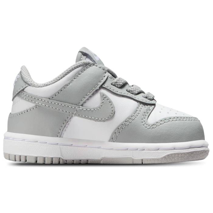 【★百貨店SALE★6/11真夜中2時迄】ナイキ Nike 【 Dunk Low  - Boys\u0027 Toddler Boys\u0027 Toddler White/Light Smoke Grey/White 】 ダンク もの言う花 乳飲み子用 もの言う花 白いこと 白いこと 薄墨色 薄墨色