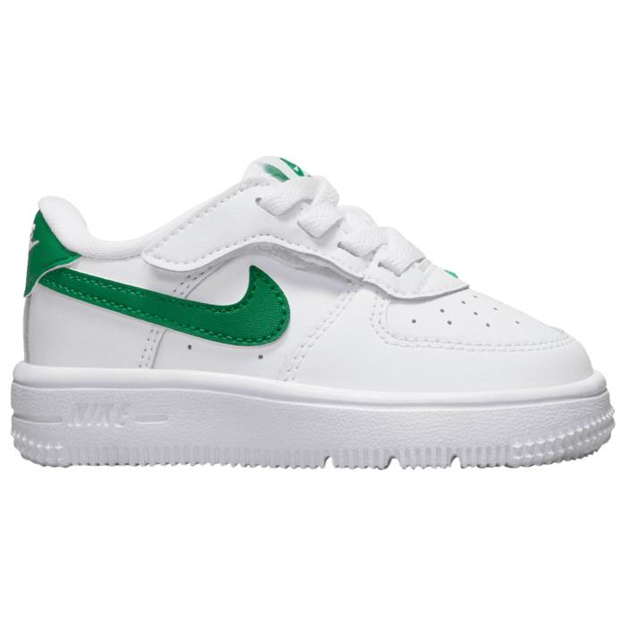 【★百貨店SALE★6/11真夜中2時迄】ナイキ Nike 【 Air Force 1 Low Easyon - Boys\u0027 Toddler Boys\u0027 Toddler White/Malachite 】 もの言う花 乳飲み子用 もの言う花 白いこと 白いこと