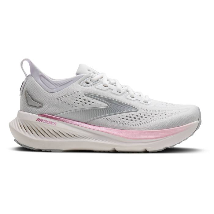 【★百貨店SALE★6/11十二時2時迄】ブルックス Brooks 【 Glycerin 23 - Women\u0027s Women\u0027s White/Grey 】 レディース レディース 白いこと 白いこと 薄墨色 薄墨色