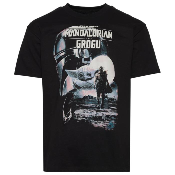 Mad Engine 【 Mandalorian T-Shirt - Men\u0027s Men\u0027s Black 】 プルオーバー メンズ メンズ 黒いこと 黒いこと