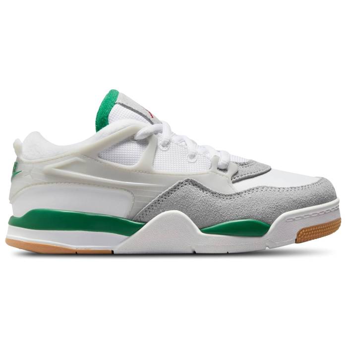 ナイキ ジョーダン Jordan 【 Aj 4 Rm Boys Preschool White/Green/Grey 】 ジュニア キッズ 白色 ホワイト green 緑・グリーン 灰色 グレー