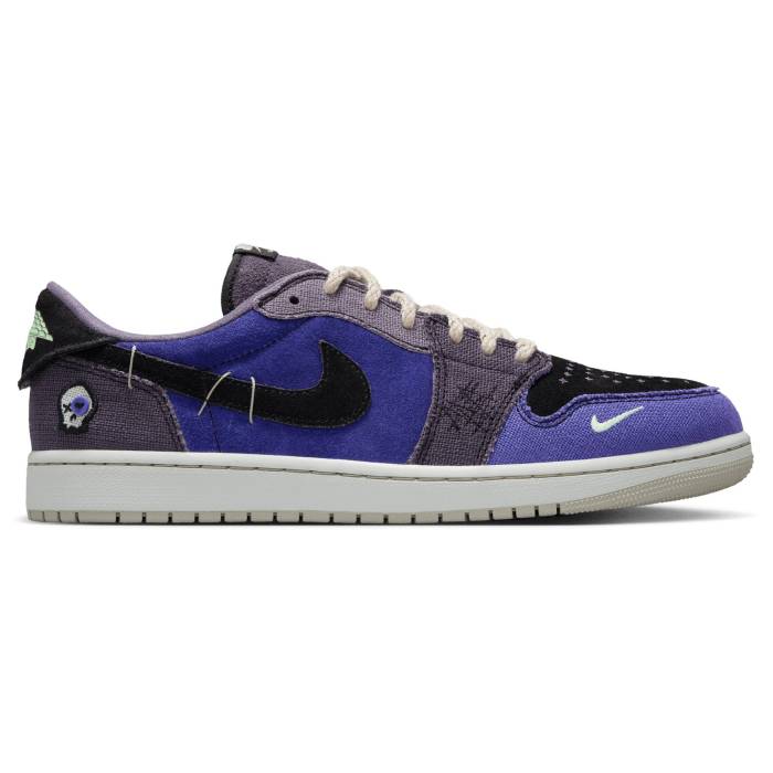 ナイキ ジョーダン Jordan 【 Aj 1 Retro Low Og V Men's Regency Purple/Vapor Green/Black 】 レトロ メンズ Purple 紫・パープル green 緑・グリーン 黒色 ブラック