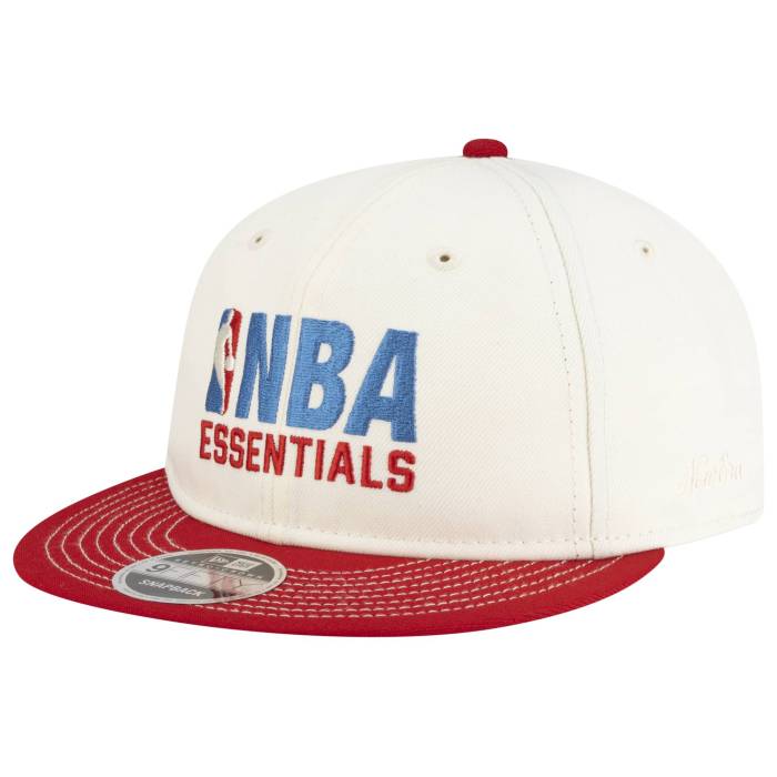ニューエラ New Era 【 Nba Logo Fear Of God 9Fifty Rc Cap Adult White/Red 】 ロゴ キャップ 帽子 ユニセックス 白色 ホワイト Red 赤・レッド