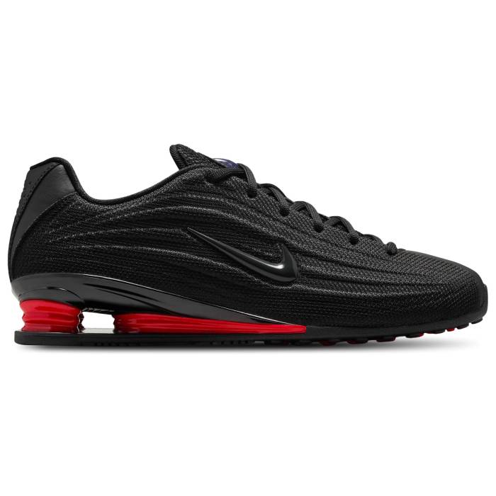 ナイキ Nike 【 Shox Z Women's Black/Black/University Red 】 Shox ショックス レディース 黒色 ブラック Red 赤・レッド
