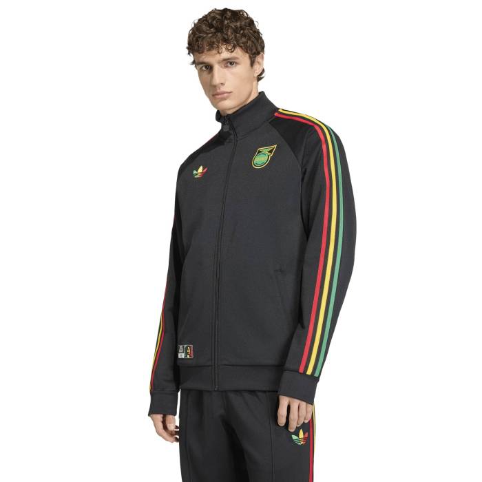 アディダス Adidas 【 Jamaica Og Track Top Men's Black 】 トラック メンズ 黒色 ブラック