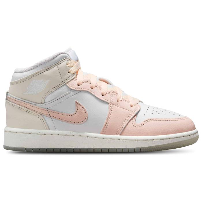 【★百貨店SALE★6/11真夜中2時迄】ナイキ ジョーダン Jordan 【 Air  1 Mid Se - Boys\u0027 Grade School Boys\u0027 Grade School Sail/Green 】 ミッド お坊っちゃん キッズ green 緑・緑であること