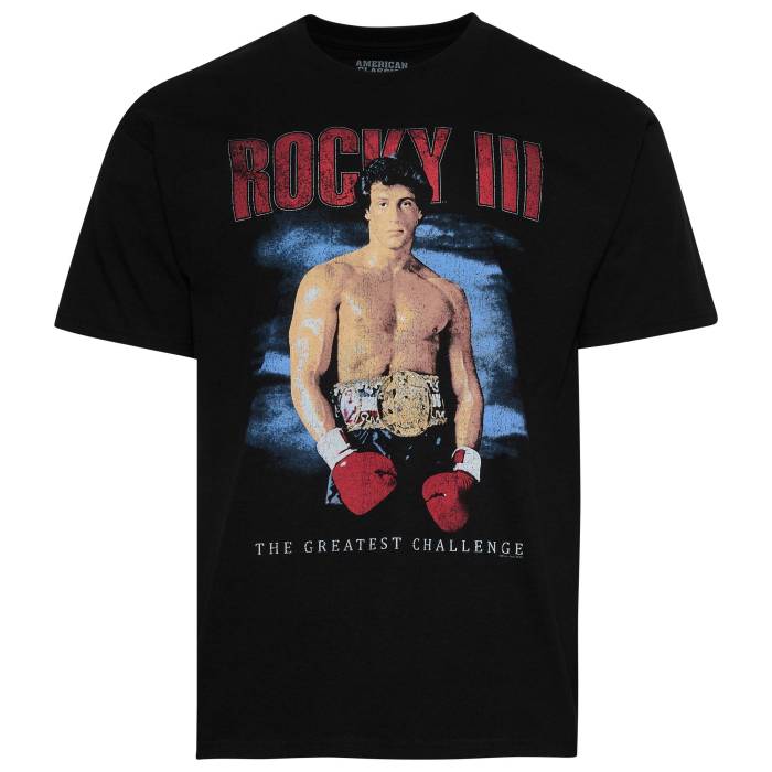 Graphic Tees 【 Rocky Greatest T-Shirt - Men\u0027s Men\u0027s Black 】 プルオーバー メンズ メンズ 黒いこと 黒いこと