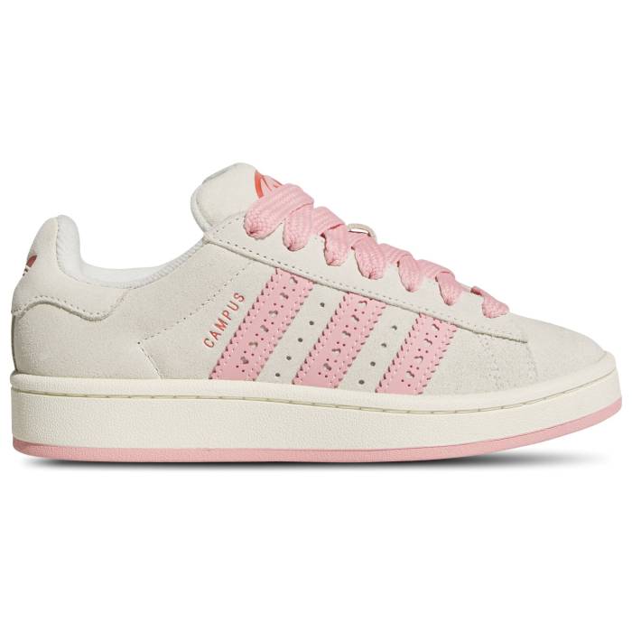 【★百貨店SALE★6/11真夜中2時迄】アディダス Adidas 【 Originals Campus 00S - Girls\u0027 Grade School Girls\u0027 Grade School Cream/Pink/Red 】 オリジナルス 校庭 お坊っちゃん キッズ 皮膚軟化剤 pink サクラ色 Red 赤・赤いこと