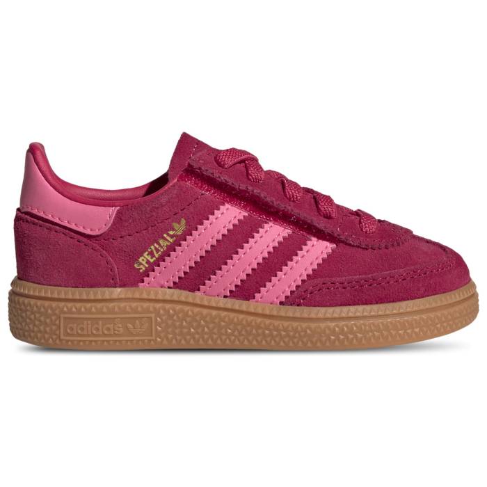 【★百貨店SALE★6/11真夜中2時迄】アディダス Adidas 【 Originals Handball Spezial - Boys\u0027 Toddler Boys\u0027 Toddler Lucid Pink/Ruby Red 】 オリジナルス ハンドボール スペシアル もの言う花 乳飲み子用 もの言う花 pink さくら色 Red 赤・赤いこと