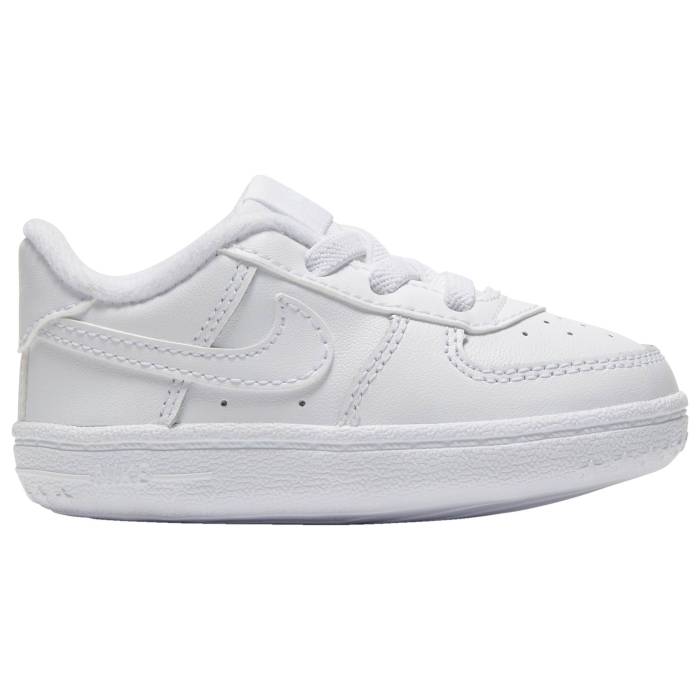 【★百貨店SALE★6/11真夜中2時迄】ナイキ Nike 【 Air Force One Crib - Boys\u0027 Infant Boys\u0027 Infant White/White 】 もの言う花 白いこと 白いこと