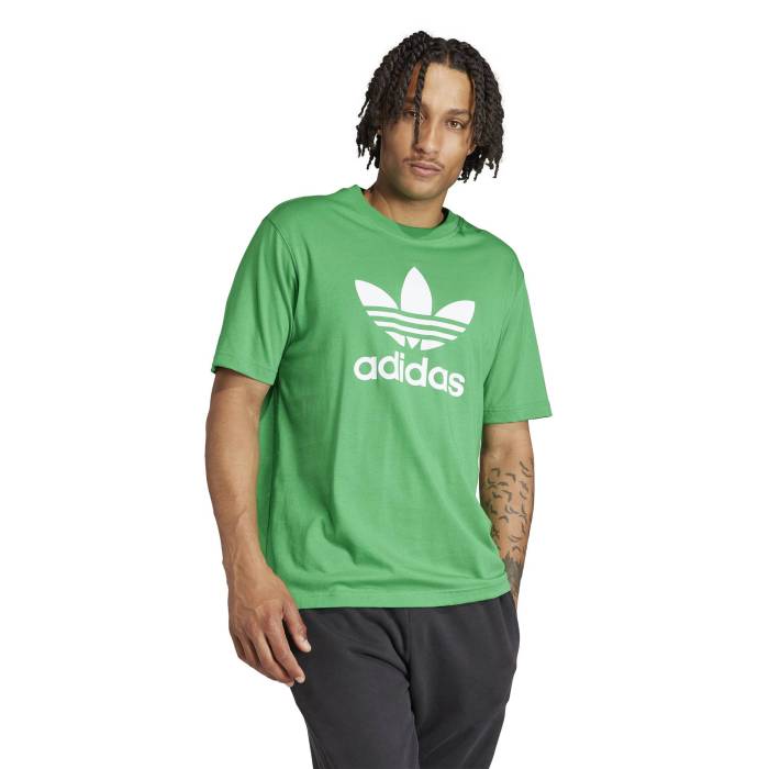 【★百貨店SALE★6/11夜夜中2時迄】アディダス Adidas 【 Originals Trefoil T-Shirt - Men\u0027s Men\u0027s Green 】 オリジナルス トレフォイル プルオーバー メンズ メンズ green 緑・緑であること