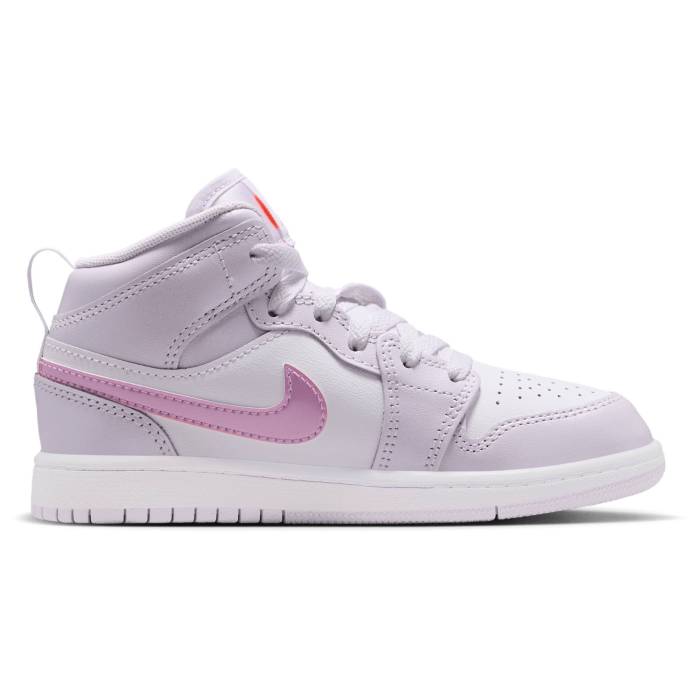 ナイキ ジョーダン Jordan 【 1 Mid Se Fem - Girls\u0027 Preschool Girls\u0027 Preschool Barely Grape/Atomic Pink 】 ミッド お坊っちゃん 御姉さん 赤ちゃん用 お坊っちゃん キッズ pink サクラ色