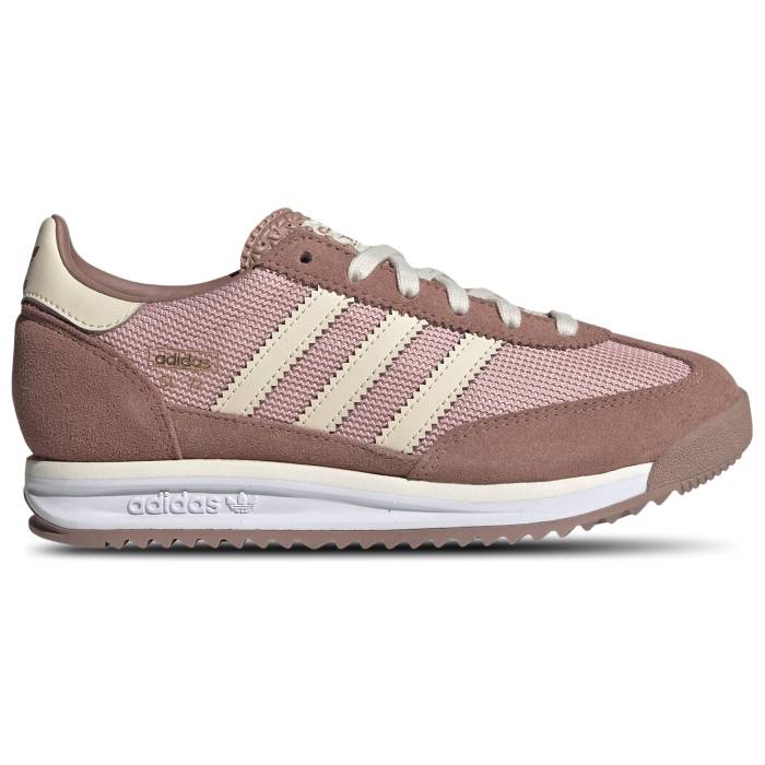 アディダス Adidas 【 Originals Sl72 - Girls\u0027 Grade School Girls\u0027 Grade School White/Clay/Mauve 】 オリジナルス お坊っちゃん キッズ 白いこと 白いこと