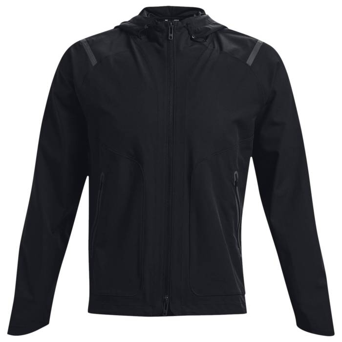 アンダーアーマー Under Armour 【 Unstoppable Full-Zip Jacket Men's Black 】 フルジップ Jacket ジャケット メンズ 黒色 ブラック