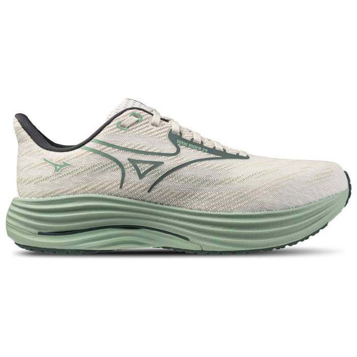 ミズノ Mizuno 【 Wave Rider 29 Men's White/Bistro Green 】 Wave ウェーブ・ウェイブ メンズ 白色 ホワイト green 緑・グリーン