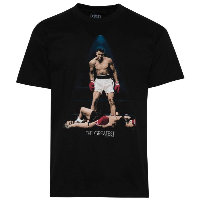 【★百貨店SALE★6/11真夜中2時迄】Graphic Tees 【 Ali Greatest T-Shirt - Men\u0027s Men\u0027s Black 】 ティーシャツ メンズ メンズ 黒いこと 黒いこと
