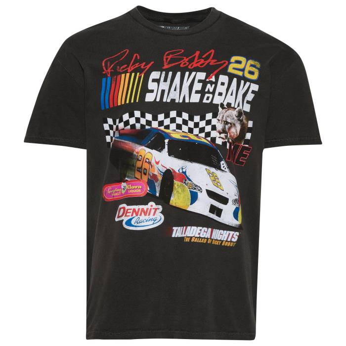 Graphic Tees 【 Talladega Nights T-Shirt - Men\u0027s Men\u0027s Black 】 プルオーバー メンズ メンズ 黒いこと 黒いこと