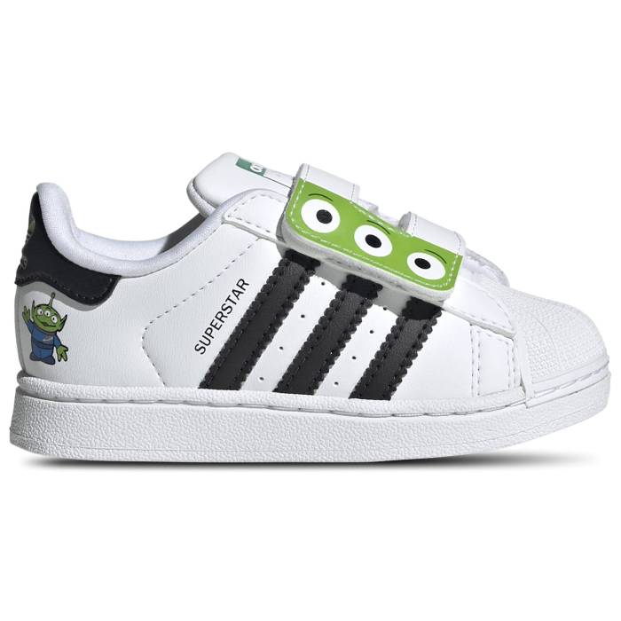 【★百貨店SALE★6/11真夜中2時迄】アディダス Adidas 【 Originals Superstar - Boys\u0027 Toddler Boys\u0027 Toddler Semi Solar Green/Black/White 】 オリジナルス Superstar はやりっ児 もの言う花 乳飲み子用 もの言う花 green 緑・緑であること 黒いこと 黒いこと 白いこと ホワ