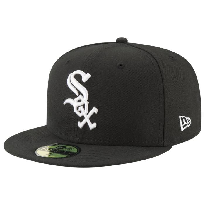 ニューエラ New Era 【 White Sox Acperf Hat - Men\'s Men\'s Black/White 】 白色 ホワイト メンズ メンズ 黒色 ブラック 白色 ホワイト|スニケス