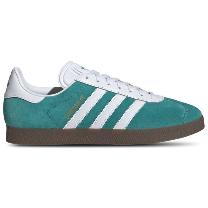 アディダス Adidas 【 Gazelle Liverpool - Men\u0027s Men\u0027s Teal/White 】 ガゼル メンズ メンズ 白いこと 白いこと