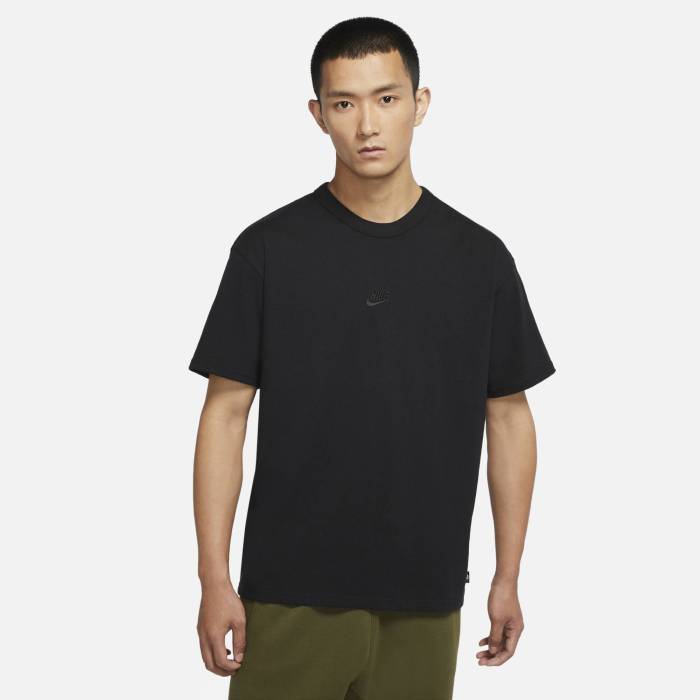 ナイキ Nike 【 Nsw Premium Essentials Sust T-Shirt - Men\u0027s Men\u0027s Black/Black 】 Premium 割り増し金 プルオーバー メンズ メンズ 黒いこと 黒いこと
