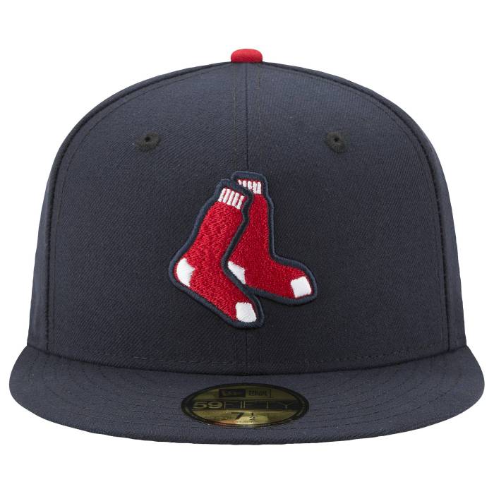 ニューエラ New Era 【 Red Sox 59Fifty Authentic Cap - Adult Adult Red/Navy 】 Red 赤・レッド オーセンティック キャップ 帽子 ユニセックス Red 赤・レッド 紺色 ネイビー|スニケス