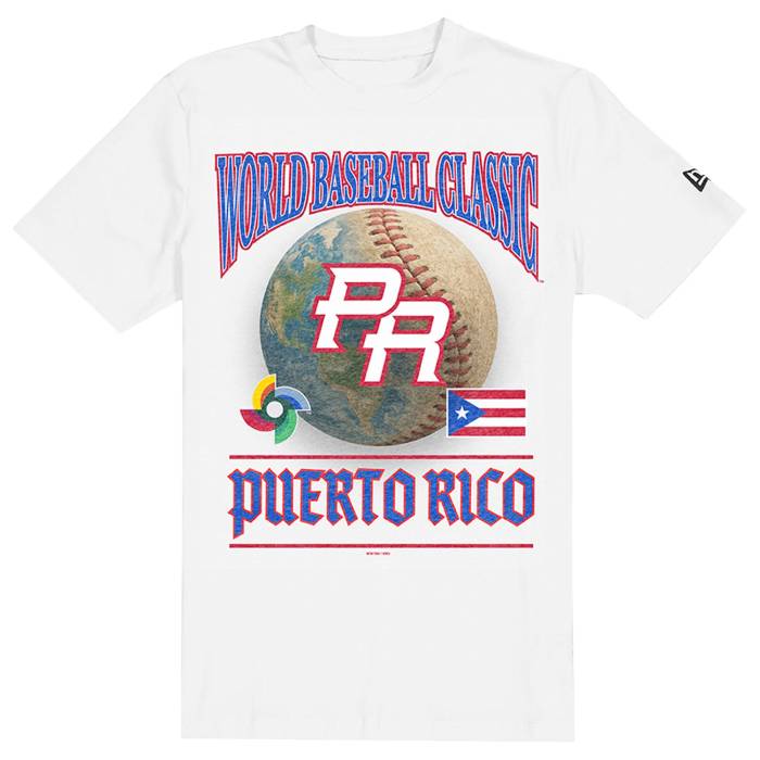 ニュー内鰓 New Era 【 Wbc26 Event Short Sleeve T-Shirt Puerto Rico - Men\u0027s Men\u0027s White 】 Sleeve 捩り プルオーバー メンズ メンズ 白いこと 白いこと