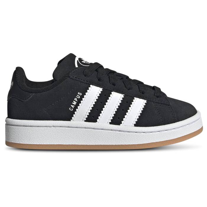 アディダス Adidas 【 Originals Campus 00S Cf El Boys Preschool Black/White 】 オリジナルス キャンパス ジュニア キッズ 黒色 ブラック 白色 ホワイト