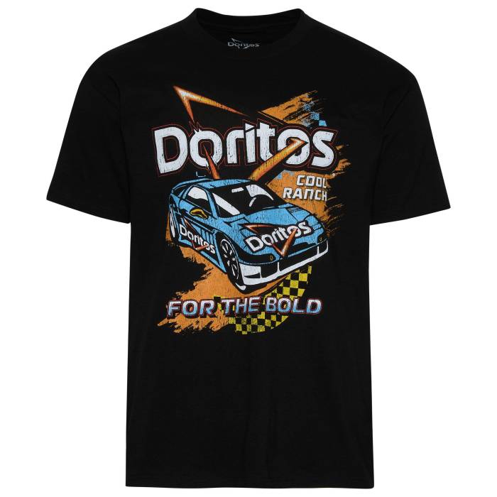 Graphic Tees 【 Doritos T-Shirt Men's Black 】 Tシャツ メンズ 黒色 ブラック