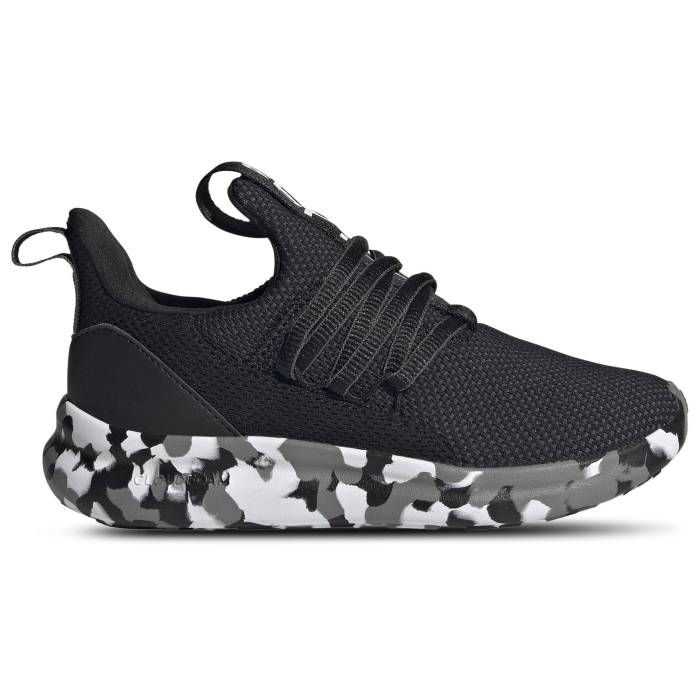 アディダス Adidas 【 Lite Racer Adapt 7.0 Boys' Grade School Black/Black 】 ライト アダプト ジュニア キッズ 黒色 ブラック