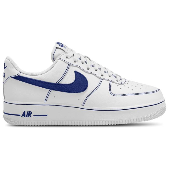 ナイキ Nike 【 Air Force 1 \u002707 Lv8 - Men\u0027s Men\u0027s Deep Royal/White/White 】 メンズ メンズ ディープ 白いこと 白いこと